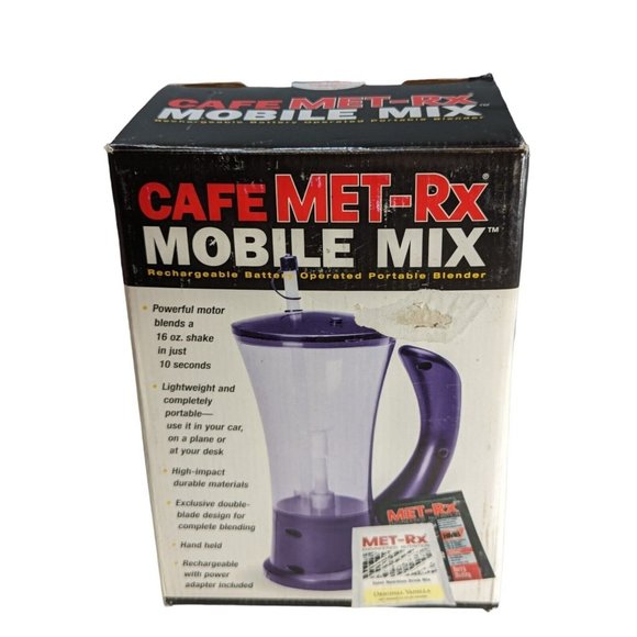 Portable Blender Cafe Met RX Rechargeable Battery Operated - Picture 1 of 3